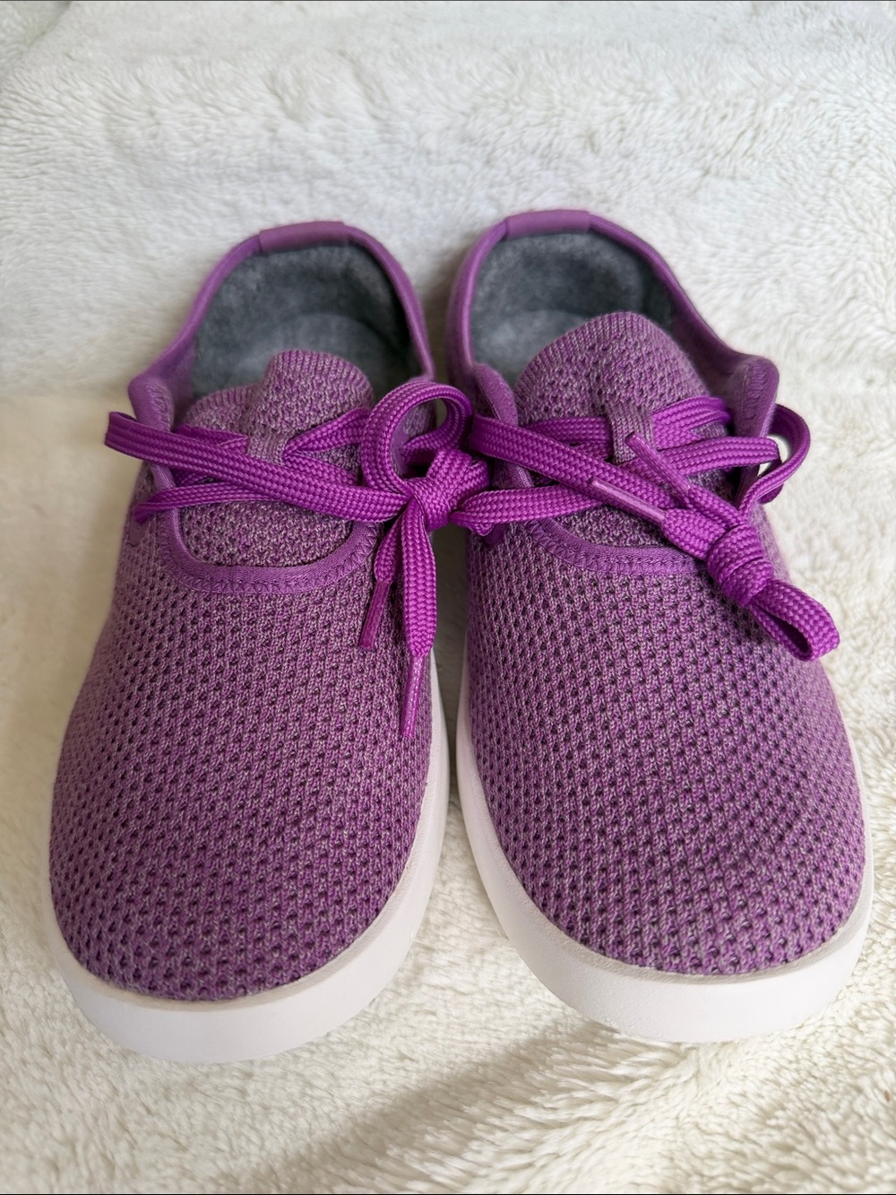 allbirds Women’s (size 8) Slip-On Knit Sneakers in Purple